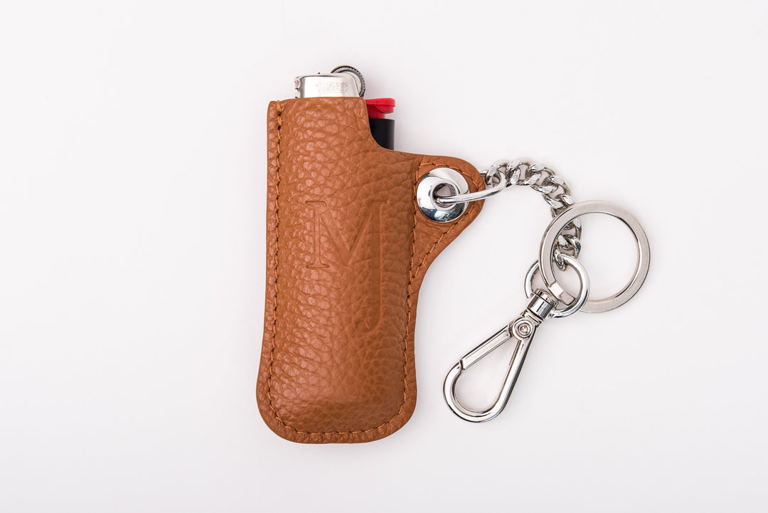 Brown Nikki Keychain