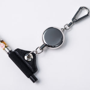 Black Ava Vape Back of Silver Piece