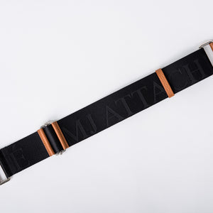 Brown Cross Body Strap with D-Ring