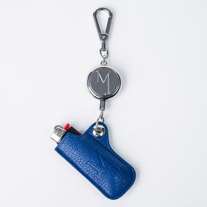 Blue Lina Lighter Holder with lighter